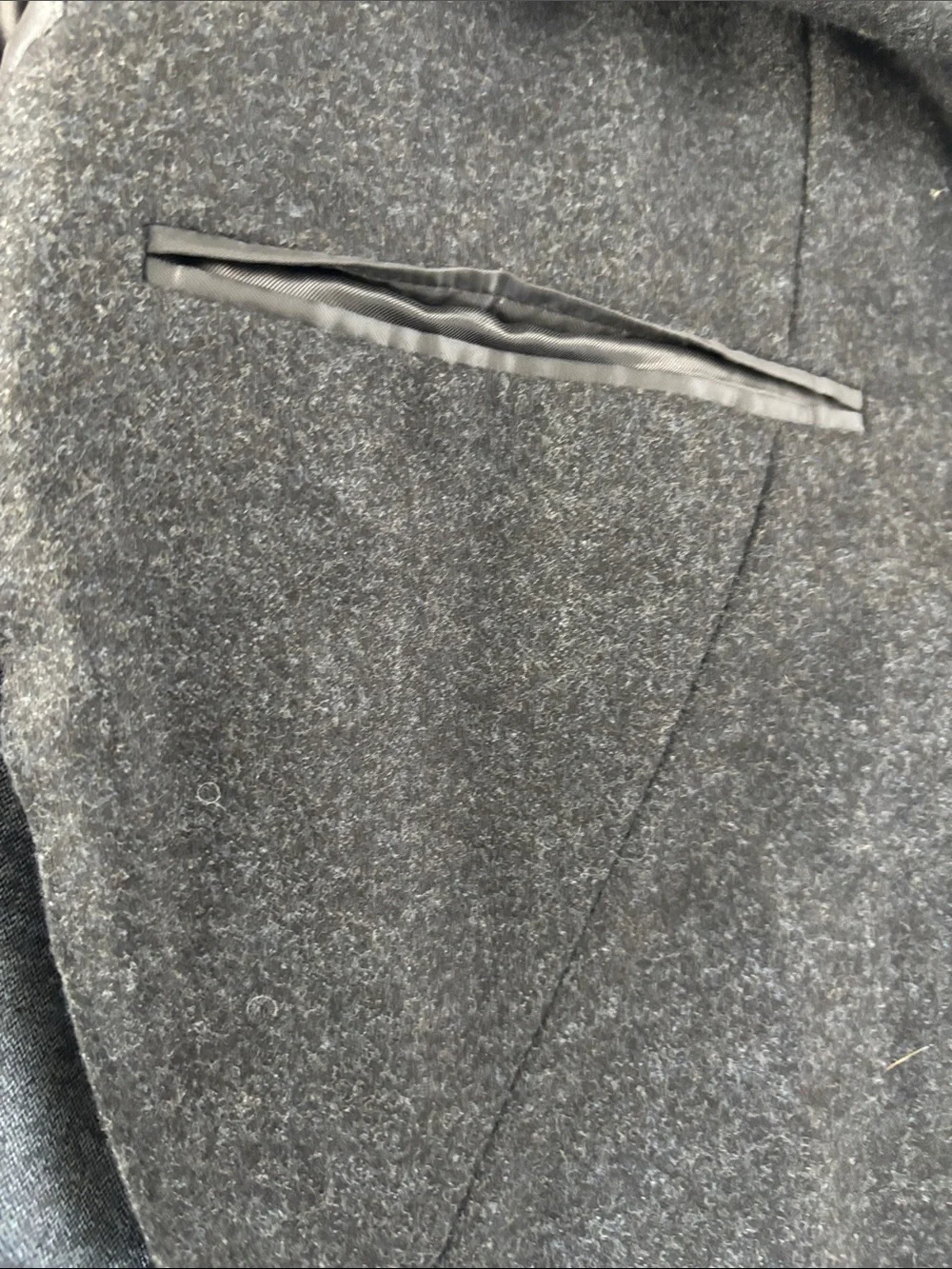 Canali Charcoal Gray Wool Single-Breasted Sport Coat